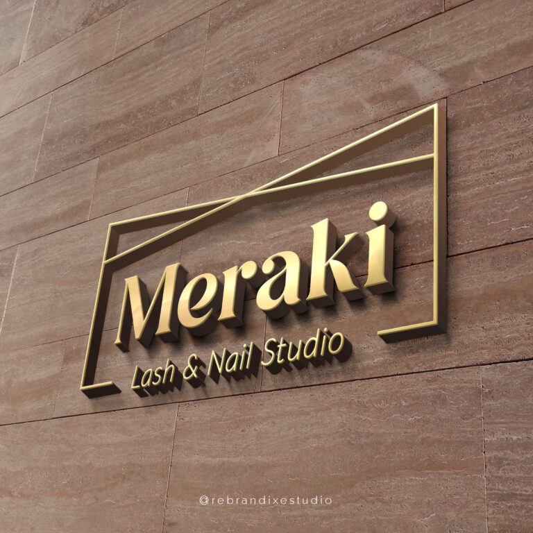 logotipo para salon de belleza y uñas