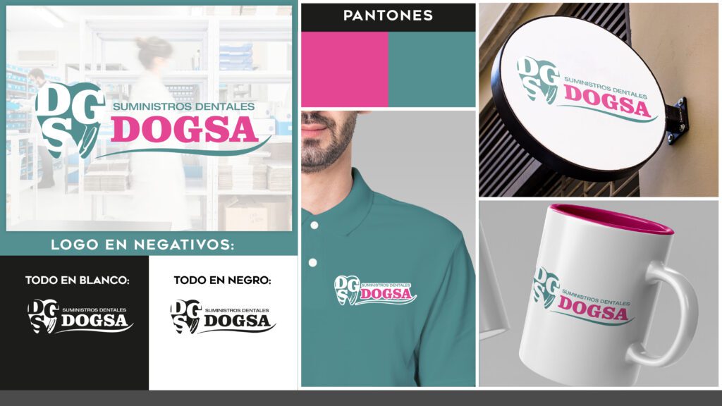 Identidad corporativa para suministros dentales