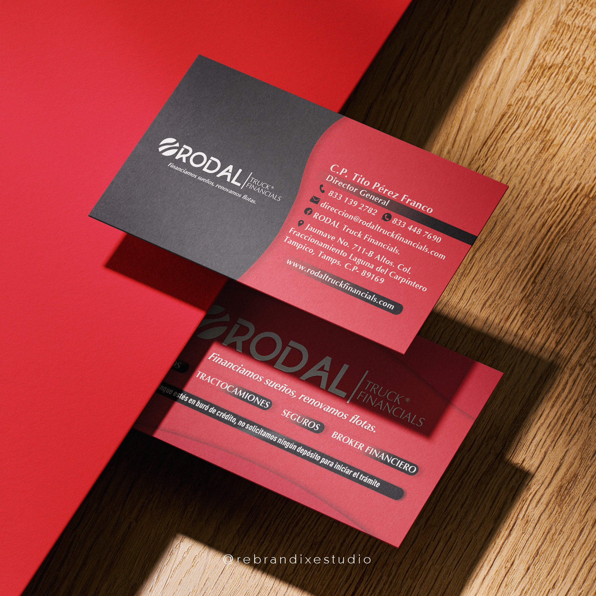 Diseño de tarjeta de presentación - Rodal