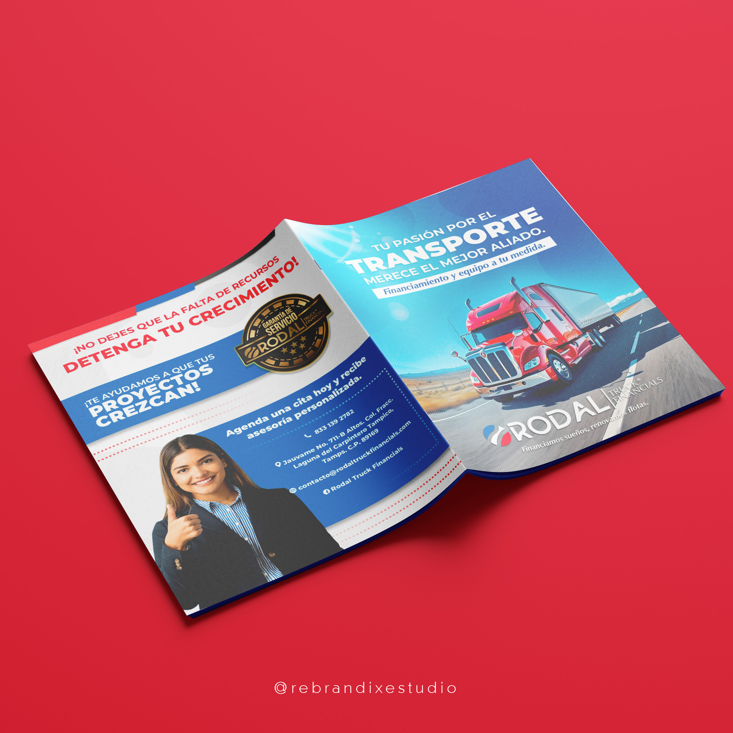 Diseño de brochure empresarial- Rodal