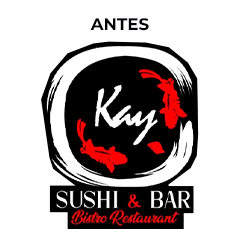 Rediseño de logotipo de restaurante de sushi