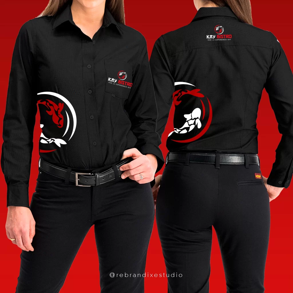 Diseño de uniforme de restaurante de sushi