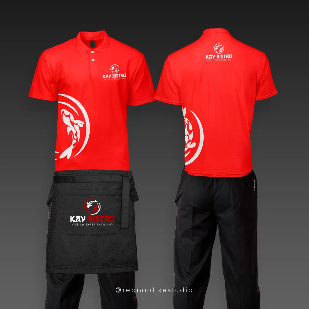 Diseño de uniforme para restaurante en Sinaloa