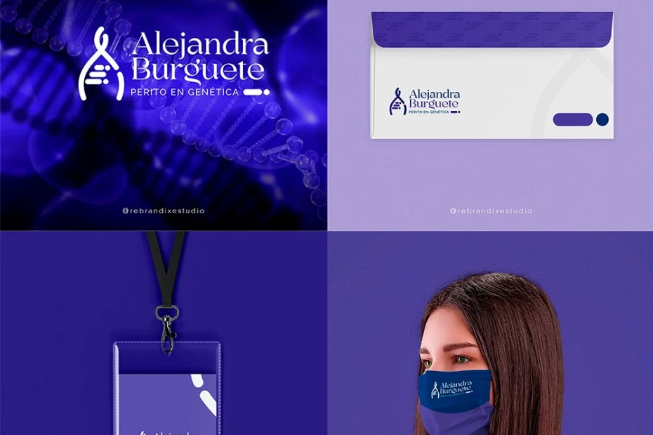 Diseño de imagen corporativa perito en genetica en tuxtla gutiérrez