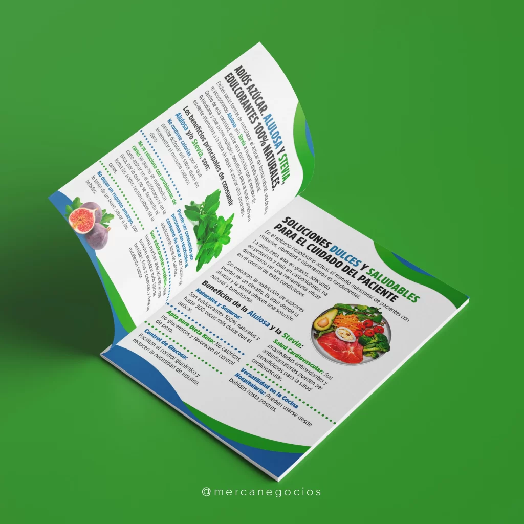 diseño de catálogo de edulcorante en Puerto Vallarta