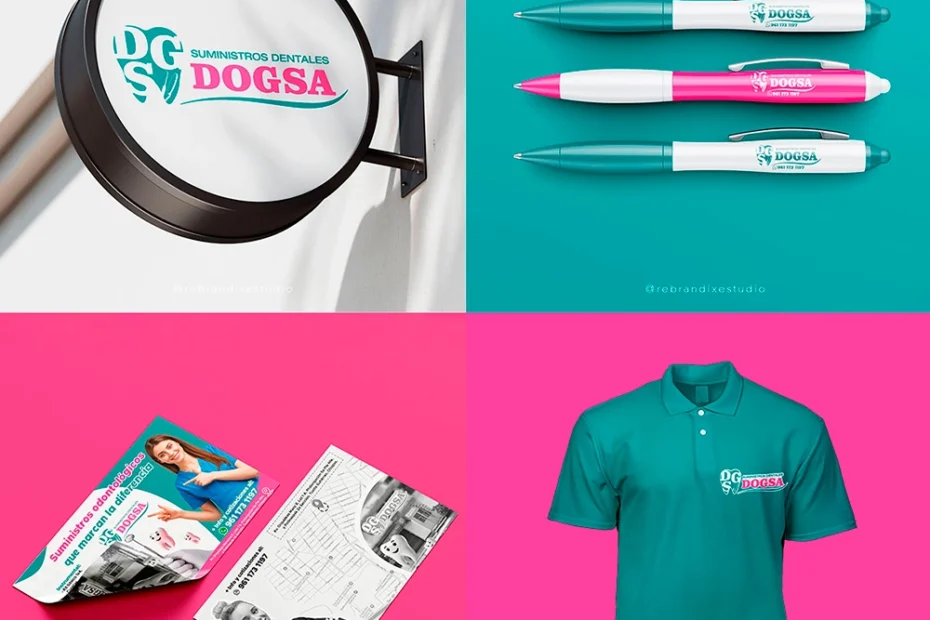 Identidad corporativa para suministros dentales