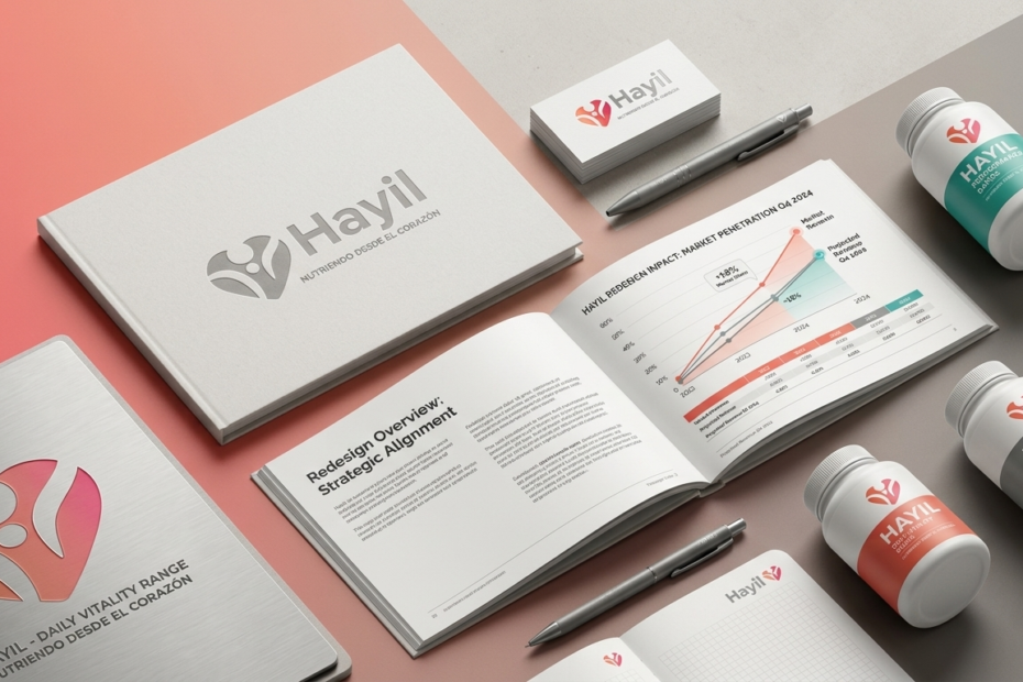 rebranding para empresas de suplementos